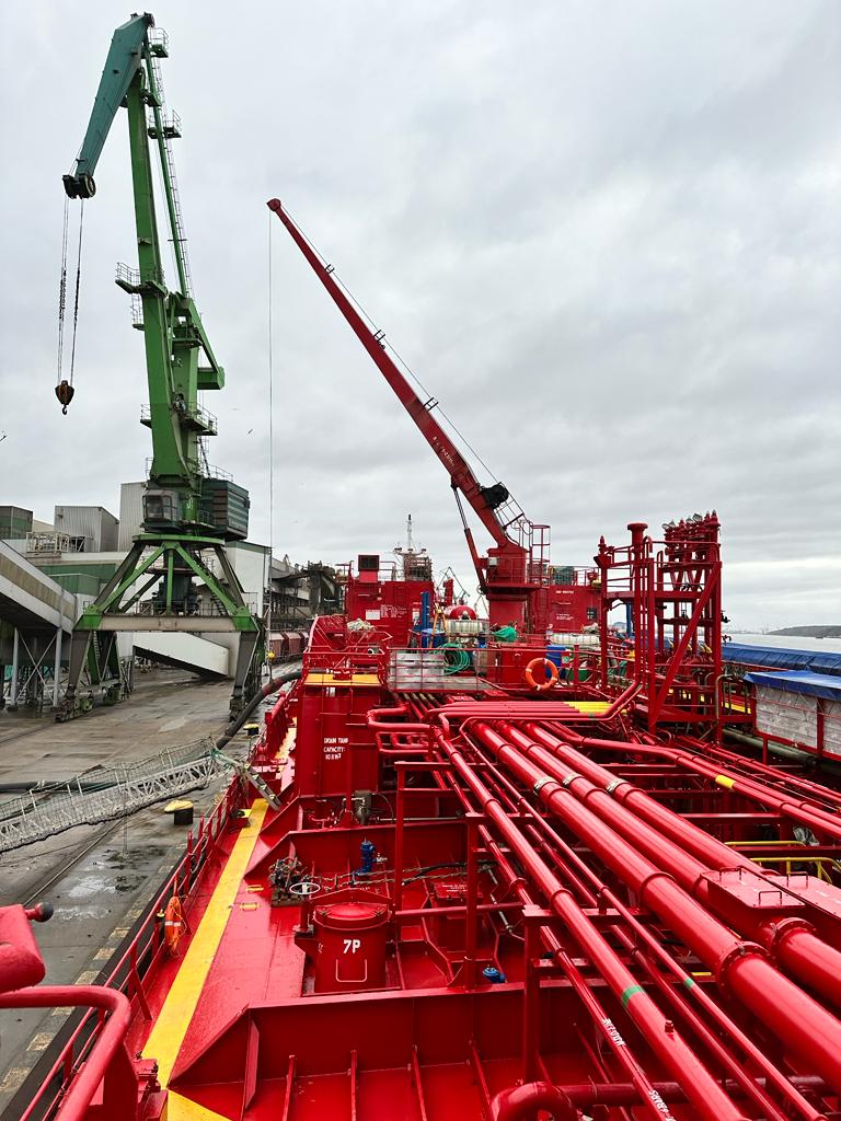 Hazardous material removal at port of Riga